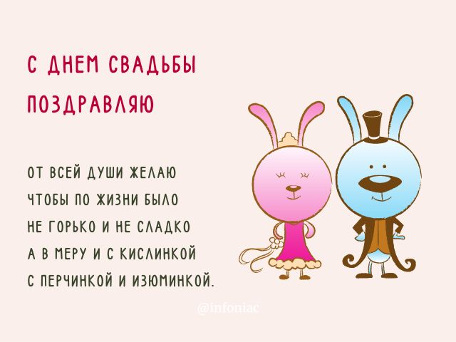 Поздравление со свадьбой своими словами душевно красиво