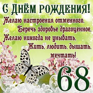 Открытка С днем рождения Подруге № 22 