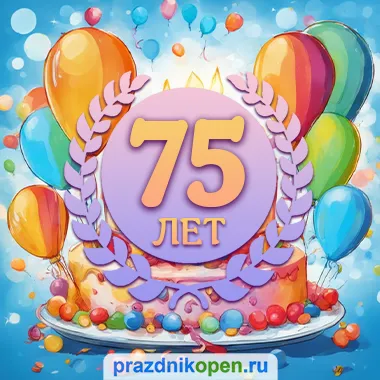 Поздравление папе с днем рождения 75 