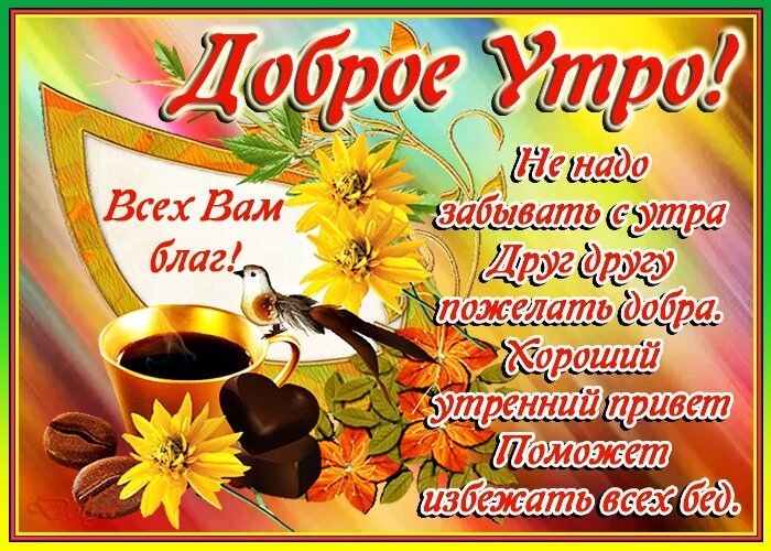 Доброе утро