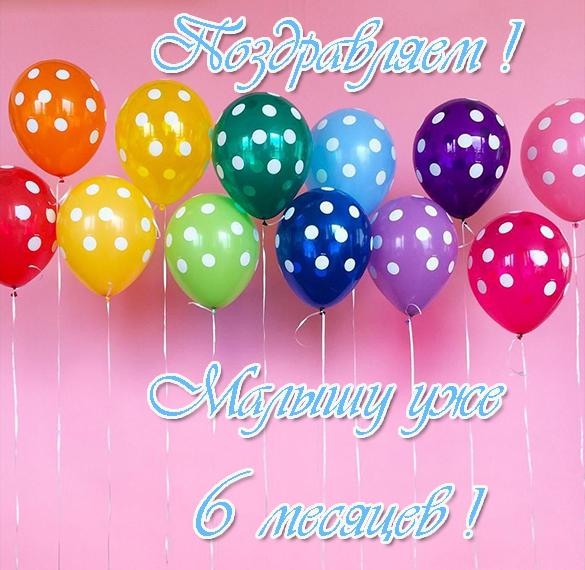 С Днем Рождения ! УРА 6 месяцев !