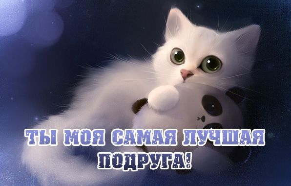 Открытка Ты Моя Лучшая Подруга 