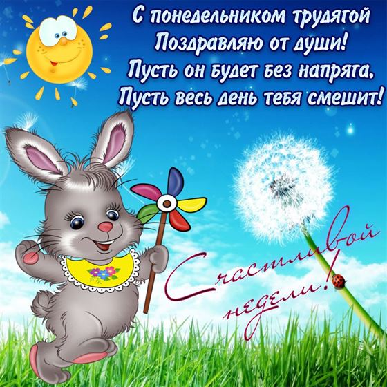 🌺 Легкого понедельника и удачной недели 