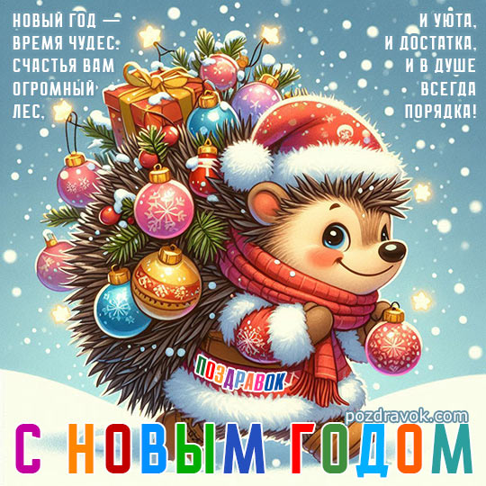 С наступающим новым годом! 