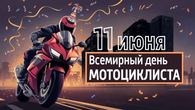 День мотоциклиста, 15 июня!