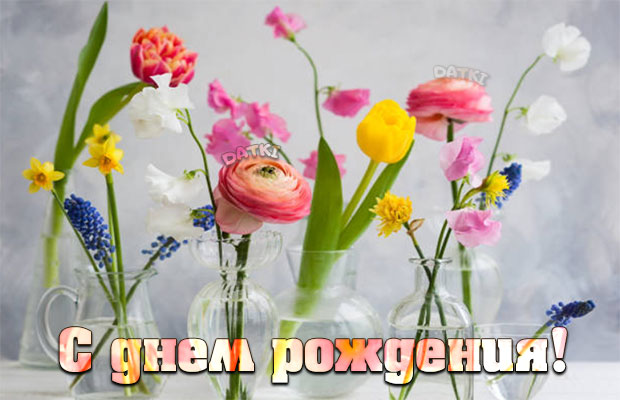 Pоздравление с Днем Рождения