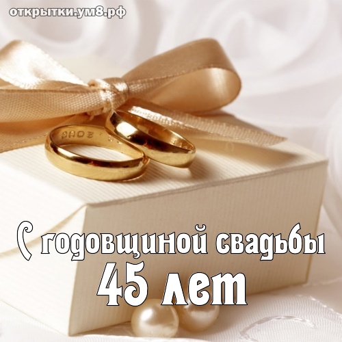 Поздравления родителям на 45 лет 