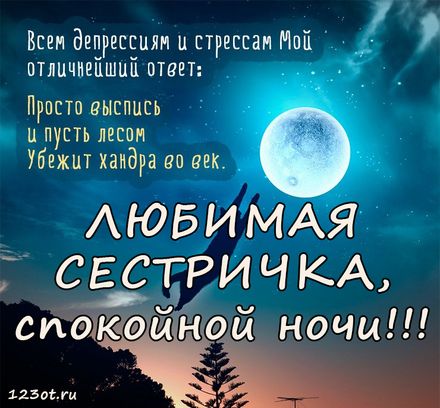 Спокойной ночи!