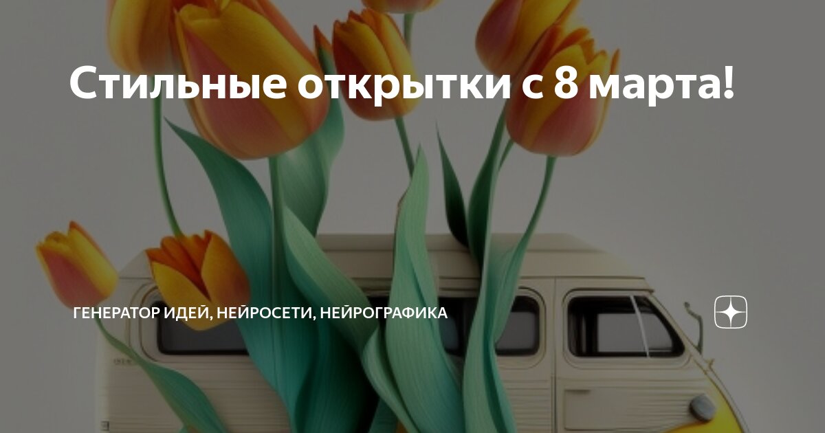 Открытка к 8 марта