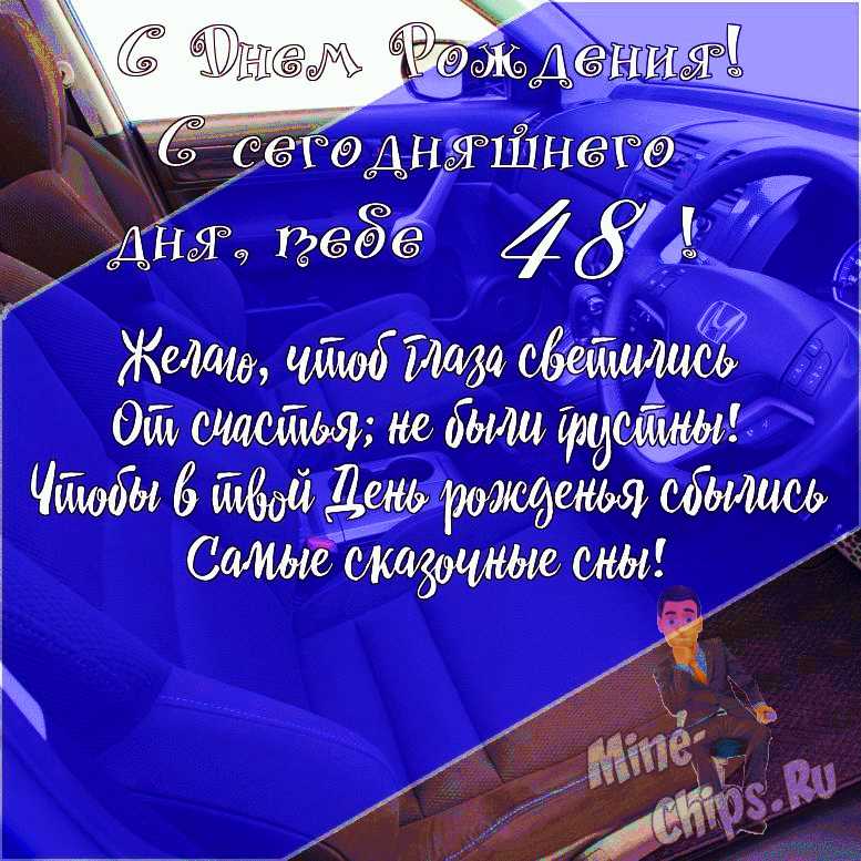 Открытки и картинки с Днем рождения на 