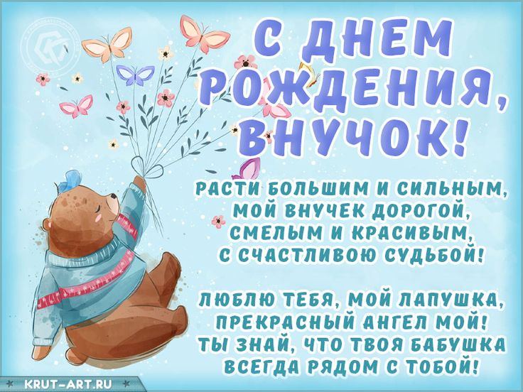 Рисунок бабушке с днем рождения внучки 